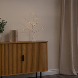 Samuel Alexander 60Cm Battery Powered Light Up Christmas Birch Tree With 24 Warm White Leds - thumbnail 2