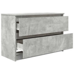 Berkfield Tv Cabinet Concrete Grey 80X35X54 Cm Engineered Wood - thumbnail 5