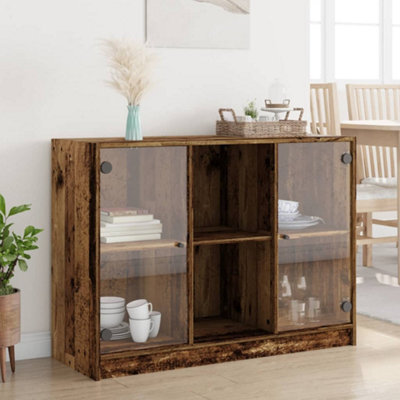 Berkfield Sideboard Old Wood 102X37X75.5 Cm Engineered Wood - image 1