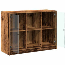 Berkfield Sideboard Old Wood 102X37X75.5 Cm Engineered Wood - thumbnail 7