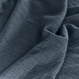 Where Saints Go Ltd Duvet Cover & Pillowcase Set - Denim Blue - Muslin Cotton - Single - thumbnail 5