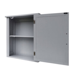 Teamson Home Mercer 46 X 53Cm Removable Mirrored Wall Cabinet, Grey - thumbnail 8