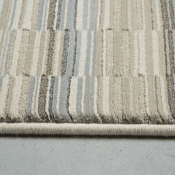 Oslo 059 0035 6585 Beige Cream Abstract Striped Rug By Mastercraft-160Cm X 230Cm - thumbnail 5