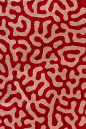 The Rugs Joli Red And Pink Abstract Doodle Rug Soft Dense Pile Easy To Clean And Pet Friendly For Living Rooms And Bedrooms - thumbnail 2