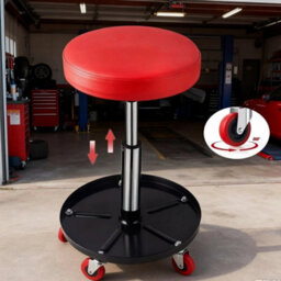Creeper Seat Rolling Mechanic Stool Swivel Stool Storage - thumbnail 1