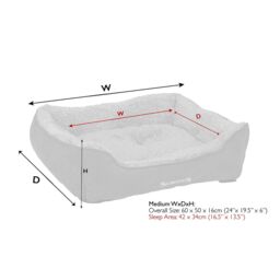 Scruffs Cosy Multicolour Dog Bed (W)50Cm (D)60Cm Medium - thumbnail 9