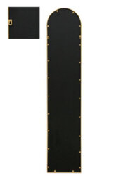 Mirroroutlet The Arcus Gold Arched Leaner Garden Wall Mirror 190Cm X 40Cm - thumbnail 4