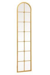 Mirroroutlet The Arcus Gold Arched Leaner Garden Wall Mirror 190Cm X 40Cm - thumbnail 3