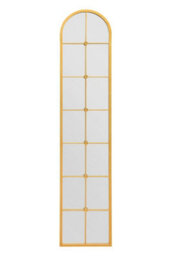 Mirroroutlet The Arcus Gold Arched Leaner Garden Wall Mirror 190Cm X 40Cm - thumbnail 2