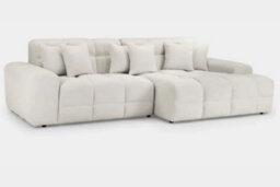 Stratus Interiors Jacob Comfy Bubble Cloud Sofa For Livingroom - Oatmeal - Right Corner - thumbnail 1
