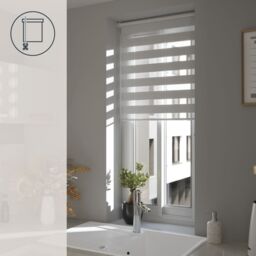 GoodHome Elin Corded Off White Day & Night Roller Blind (W)90Cm (L)180Cm - thumbnail 9