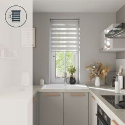 GoodHome Elin Corded Off White Day & Night Roller Blind (W)90Cm (L)180Cm - thumbnail 8