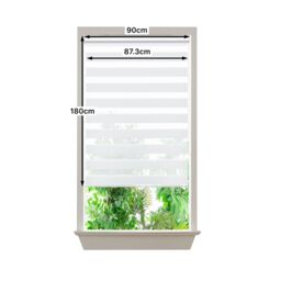 GoodHome Elin Corded Off White Day & Night Roller Blind (W)90Cm (L)180Cm - thumbnail 6
