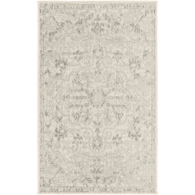 Livabliss Harput Vintage Medium Grey Charcoal Traditional Boho Living Room Rug 60 X 90 Cm - image 1