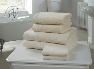Rapport Home Chatsworth Pure Cotton Face Towel Cream