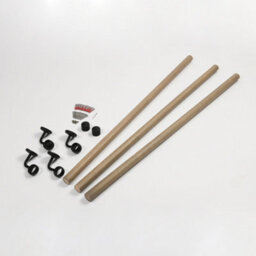 Rothley Wooden Handrail Kits / Ebony  - Antique Brass - thumbnail 3