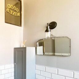 Industville Brooklyn Outdoor & Bathroom Wall Light, Pewter Holder, Pewter Ring - thumbnail 4