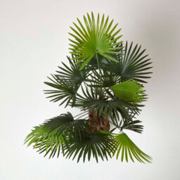 Homescapes Artificial Green Handcrafted 'lady Palm' Tree Rhapis Plant With Pot, 90 Cm - thumbnail 2
