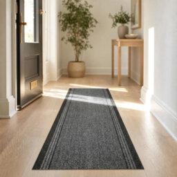 "Bravich Grey Hallway Runner 66 X 122Cm (2'2"" X 4')" - thumbnail 1