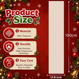 Sueving 1 Pack Red Green White Plaid Christmas Table Runner Christmas Decorations For Christmas Party Table Decor - thumbnail 2