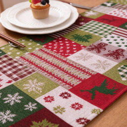 Sueving 1 Pack Red Green White Plaid Christmas Table Runner Christmas Decorations For Christmas Party Table Decor - thumbnail 6