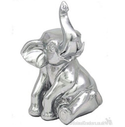 Animal Crackers Sitting Elephant Figurine From The 'silver Art' Range By Lesser & Pavey - thumbnail 1