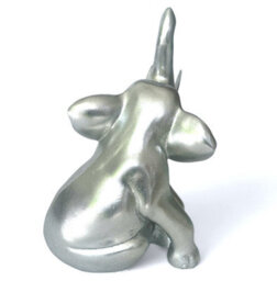 Animal Crackers Sitting Elephant Figurine From The 'silver Art' Range By Lesser & Pavey - thumbnail 3