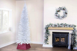 Christmas Tree World The 8Ft/240Cm White Italian Pencilimo Christmas Tree - thumbnail 9