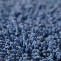 Blue Tumble-Twist Cotton Bath Mat And Pedestal Mat Set, 100% Cotton, 2 Piece, 80X50Cm And 50X40Cm - thumbnail 2