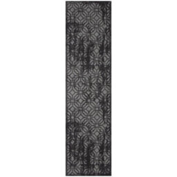 The Rugs Carina Collection  Rugs In Black 6930B Non-Slip Machine Washable - thumbnail 7