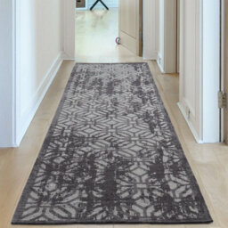 The Rugs Carina Collection  Rugs In Black 6930B Non-Slip Machine Washable - thumbnail 6