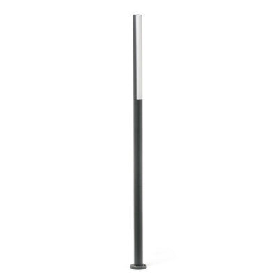 Luminosa Lighting Luminosa Beret Led Outdoor Lamp Post Dark Grey Ip54 - image 1