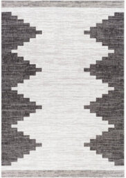 Livabliss Eagean-Modern Black Grey White Charcoal In- & Outdoor Rug 200 X 275 Cm Easy Care, Non Shedding - thumbnail 1