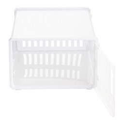 Thehotsale 12Pcs Dustproof Plastic Shoe Storage Box Stackable Rectangular Shoe Box In White - thumbnail 7