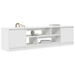 Berkfield Tv Cabinet White 188.5X41X50 Cm Engineered Wood - thumbnail 4