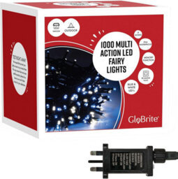Globrite 100M 1000 Led Fairy Lights Blue White Plug In Indoor Outdoor String Lights With 8 Modes - thumbnail 8