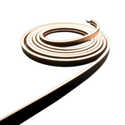 Bubly Bathrooms Arc Ultra-Slim Black 5M Led Strip Light - 12V Dc, 15W, Warm White, Ip67 Waterproof With 3M Vhb Tape - thumbnail 1