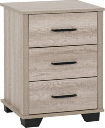 Seconique Oliver 2 Door Wardrobe Bedroom Set 4 Items Light Oak Effect - thumbnail 8