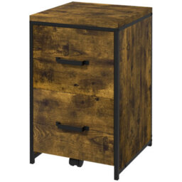 FURNOLD Industrial 2 Drawer Portable Rolling Filing Cabinet - thumbnail 8