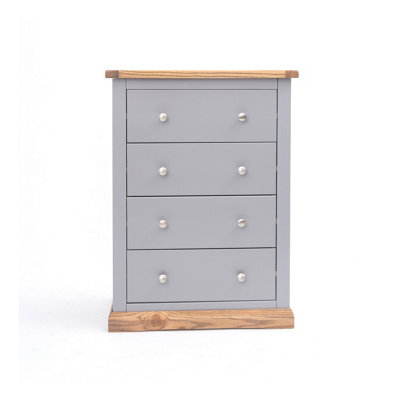 Cabinet Bits Biccari 4 Drawer Chest Of Drawers Chrome Knob - image 1
