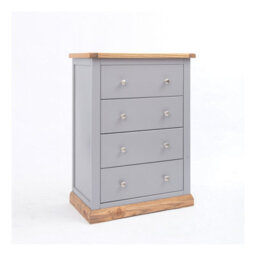 Cabinet Bits Biccari 4 Drawer Chest Of Drawers Chrome Knob - thumbnail 2