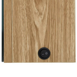 Berkfield Stylish Led Bathroom Mirror Cabinet Oak 80X12X68 Cm - thumbnail 6