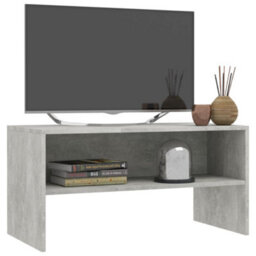 Berkfield Tv Cabinet Concrete Grey 80X40X40 Cm Engineered Wood - thumbnail 3