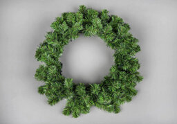 Snowtime Shatchi 55Cm Pre-Lit Green Christmas Wreath Alaskan Pine With 30 Multicolour Leds - thumbnail 5