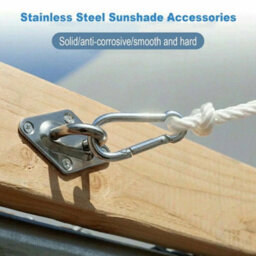 44Pcs  Stainless Steel Sun Shade Sail Fixing Fitting Kit - thumbnail 6