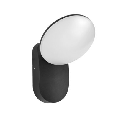 Luminosa Lighting Luminosa Monti Outdoor Wall Down Lamp Black 4000K Neutral White Ip54