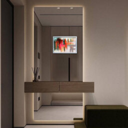 "AK Frames Sleek 18X12"" Silver Thin Modern Picture Frame - Slim And Design For Posters, Prints And Photos - Elegant Wall Frame Decor" - thumbnail 5