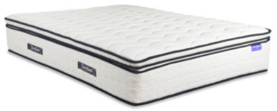 Save On Goods UK 4Ft6 Double Pocket Spring 2000 Visco Elastic Memory Foam Pillow Top Sprung Mattress - image 1