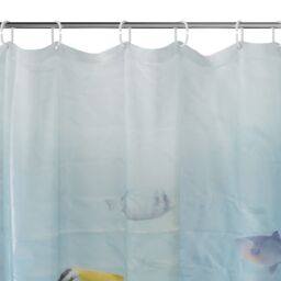 GoodHome Tholen Multicolour Seabed Shower Curtain (W)180Cm - thumbnail 2