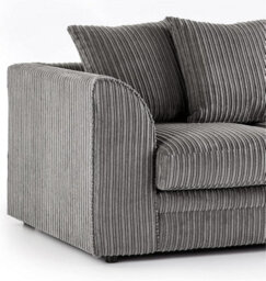 Verona 3C2 Corner Sofa, Dual Arm 6 Seater Couch, Scatter Back Corner Sofa For Living Room, Grey Lh - thumbnail 5